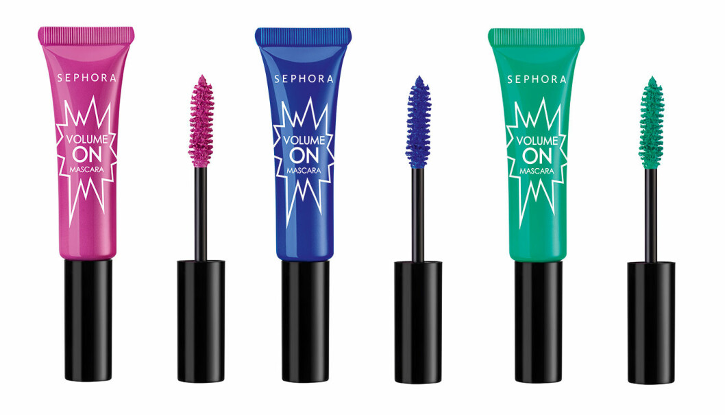 Skönhetstrender hösten 2018: Färgad mascara från Sephora