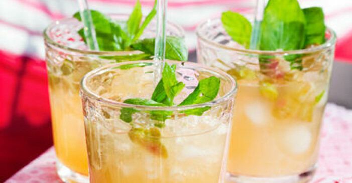 Rabarbercocktail