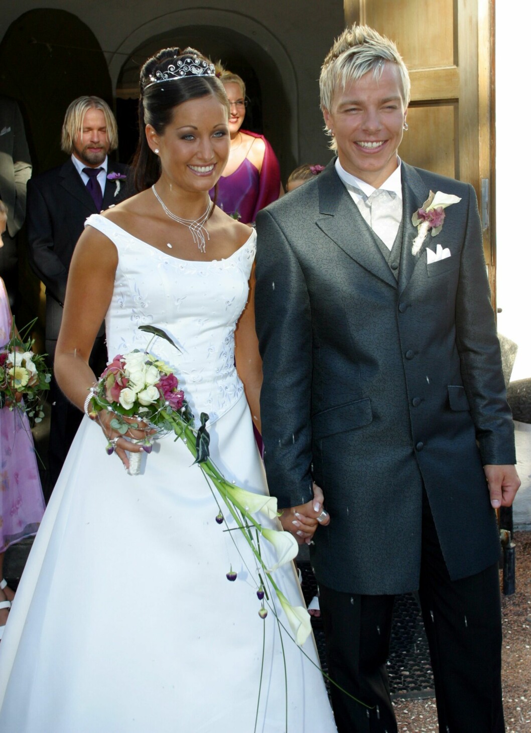 Casper och Helena Janebrink gifte sig 2002. casper janebrink och helenas bröllop 2002