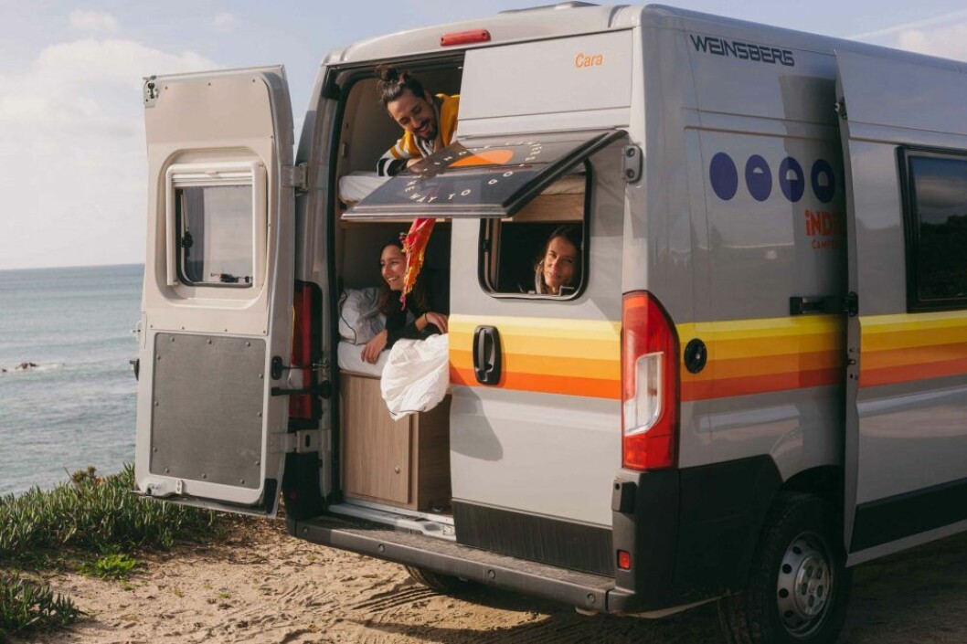 Det finns många olika typer och storlekar att välja mellan när du ska hyra en husbil. Foto: Indie Camper Campervan Indie Camper