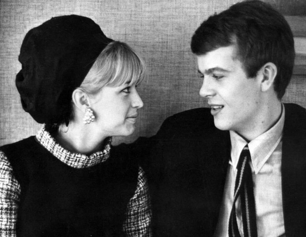 Lill-Babs och Lasse Berghagenpå Berns 1965.