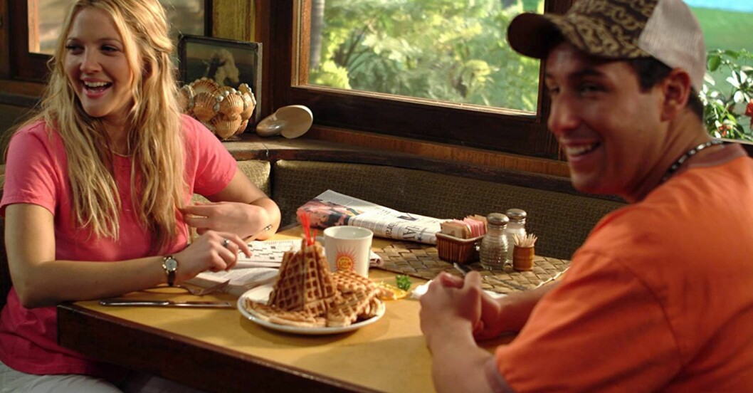 50 first dates, på våffelrestaurang