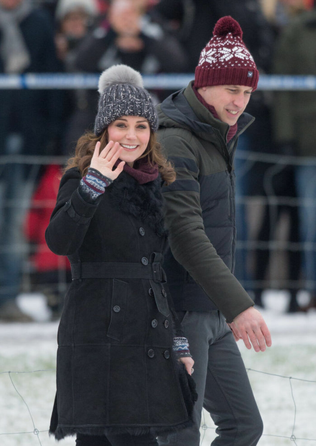 Bild från när Kate och Will besökte Stockholm i vintras.