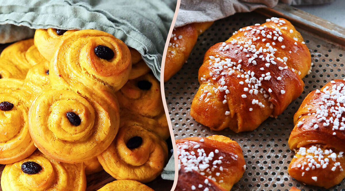 Lyckas med veganska lussekatter – bakprofilens tips till saftiga bullar