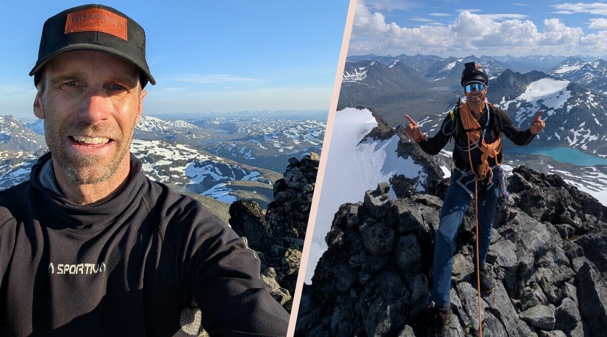 Fredrik besteg 377 berg – med knäartros: "Vägrade ge upp"