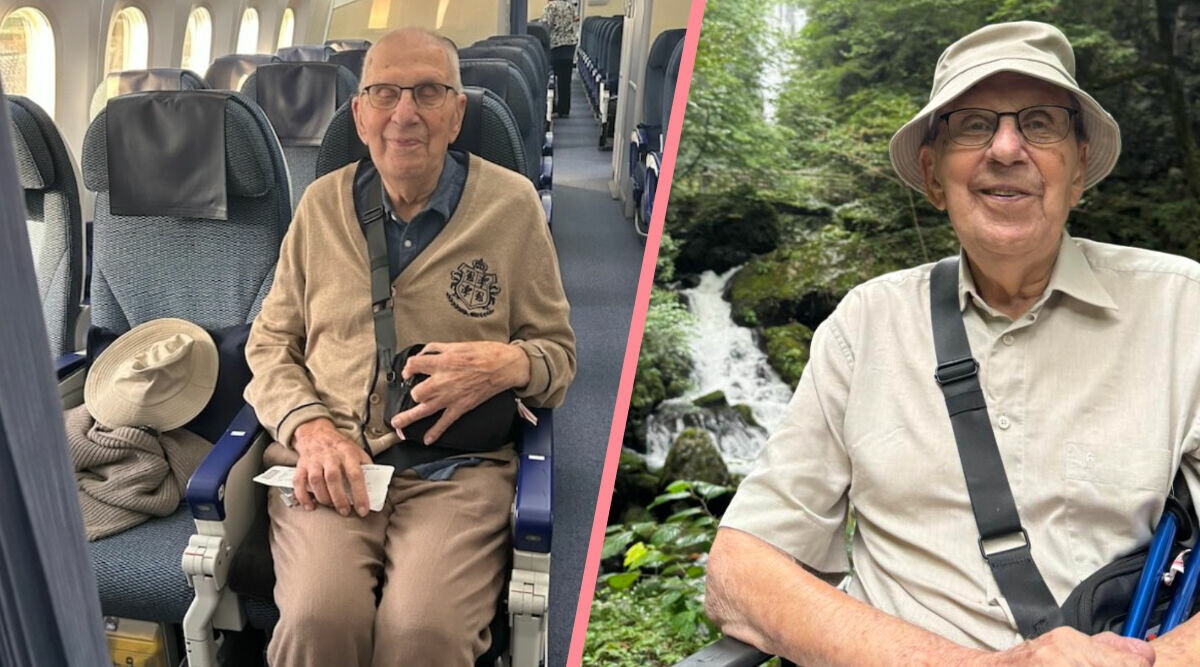 Anders, 98, gjorde "en sista resa" till Japan