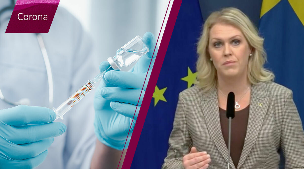 Lena Hallengren: ”Vi har säkrat coronavaccin för hela Sveriges befolkning”