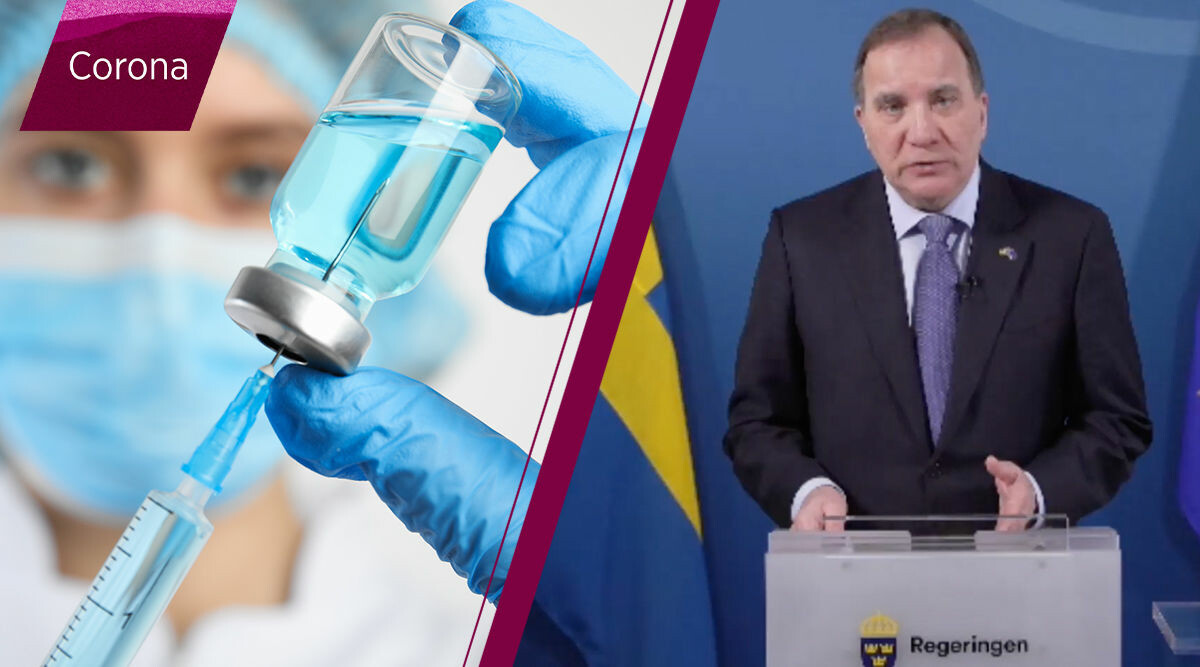 Stefan Löfven: 3 nya besked kring coronavaccinerna