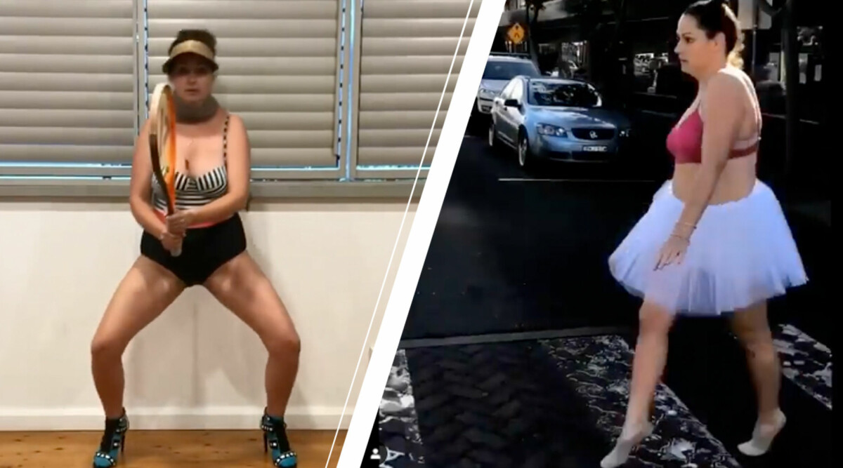 Komikern Celeste Barber driver med kändisarnas videor