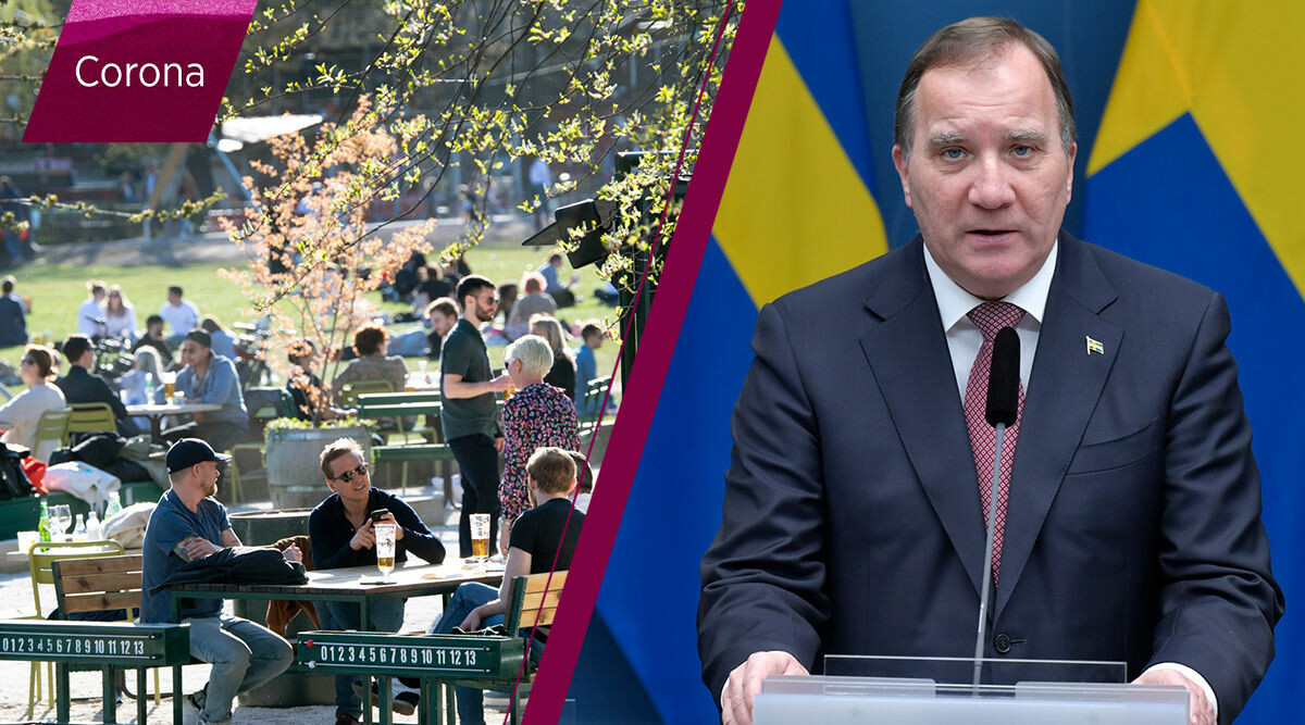 Löfven: Lättare restriktioner från 1 juni – det här kommer att ändras