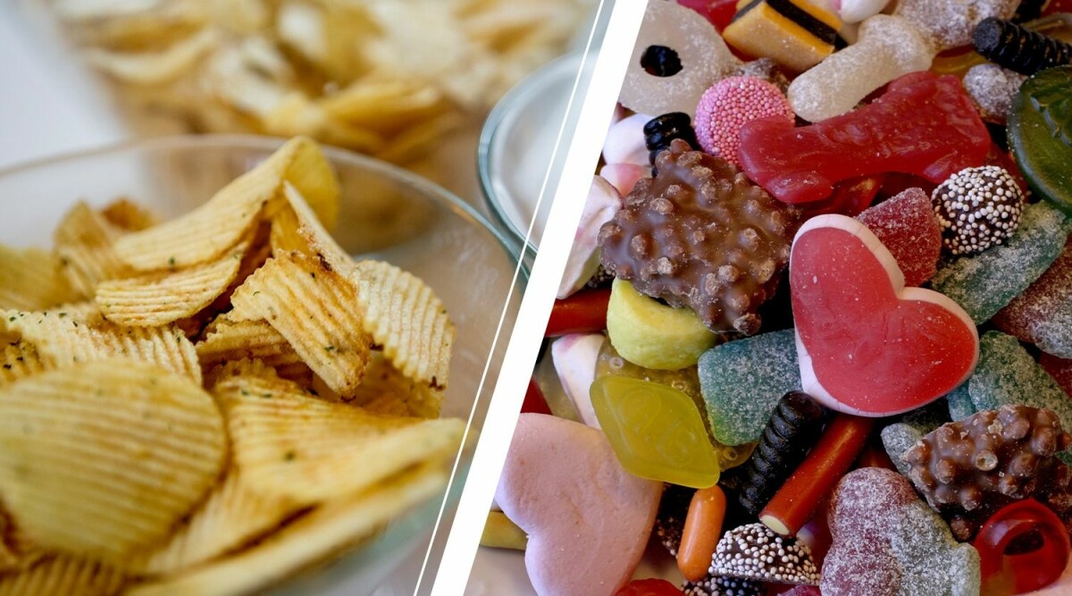 Vad är egentligen sämst – lösgodis eller chips? Experten svarar