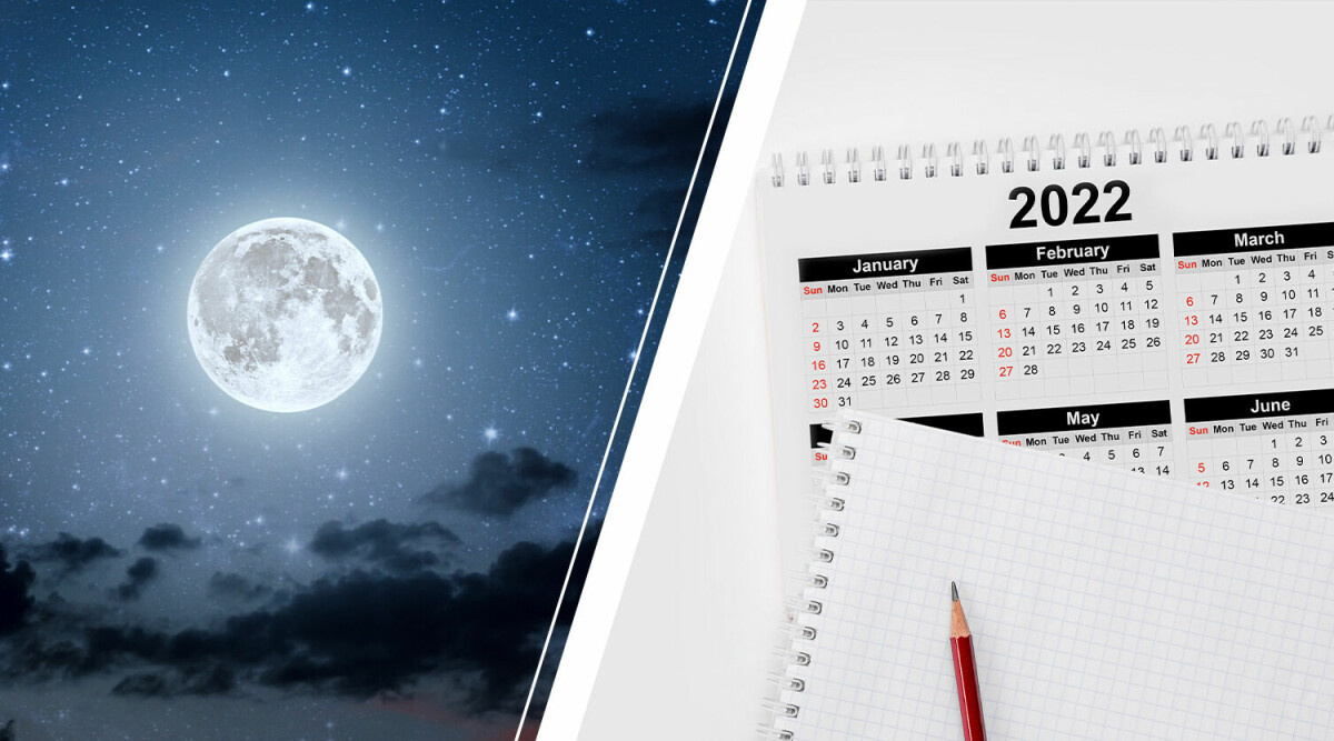 Fullmånekalender 2022 – datum och tider du kan se häftiga månfenomen