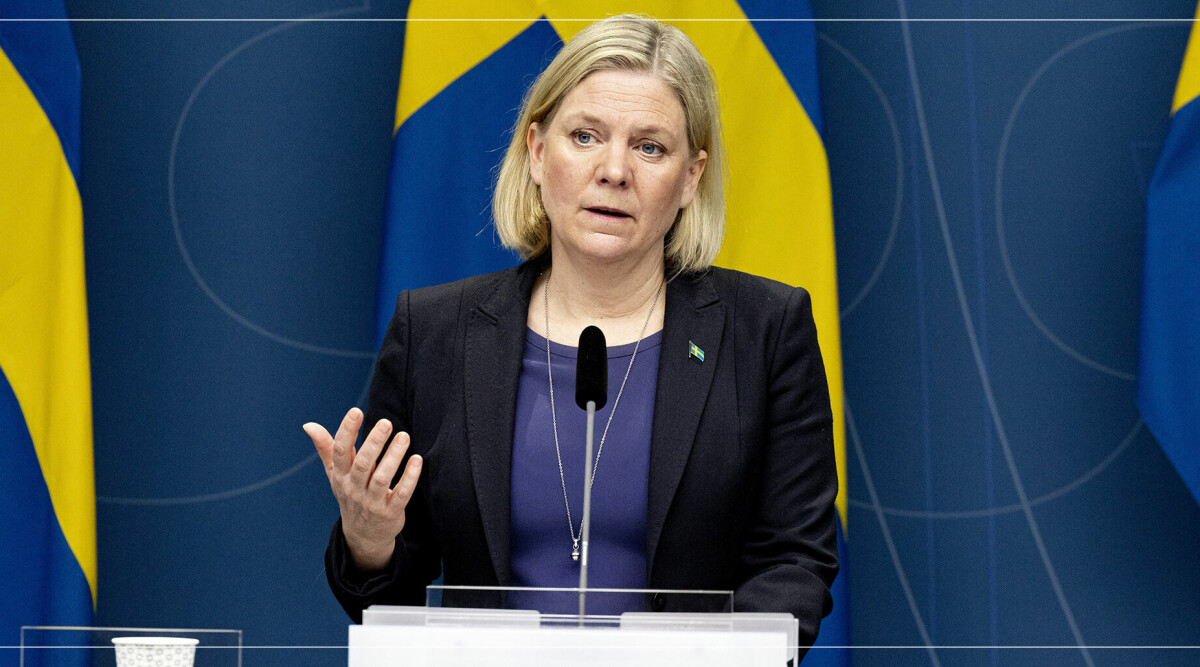 Statsminister Magdalena Andersson vände sig till barnen i sitt tal