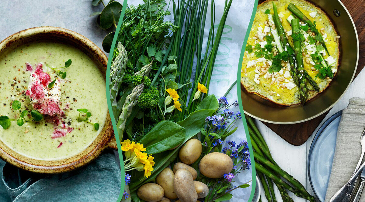 Enkla och hälsosamma recept med vårens primörer