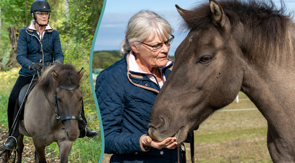 Marianne, 79: Ridningen räddade mig från att gå under av sorg