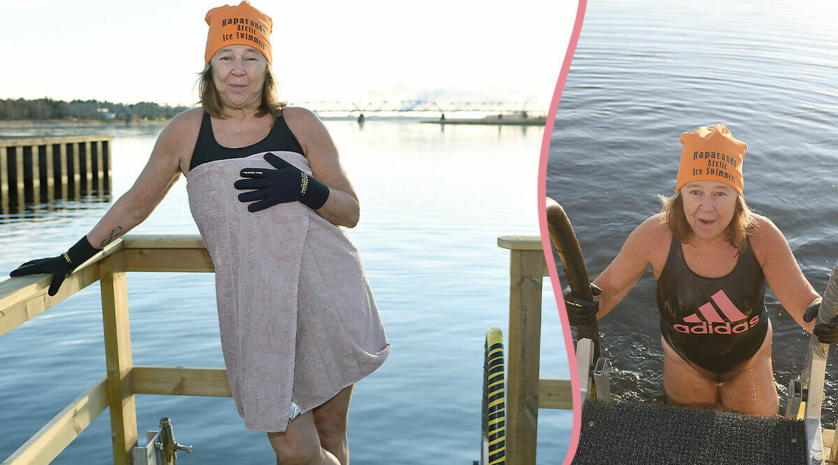 Pia, 66, har reumatism: ”Kallbaden har gett mig ett nytt liv”