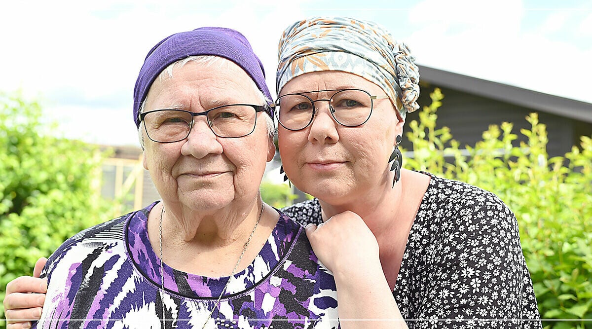 Mamma Aini och dottern Päivi fick bröstcancer samtidigt