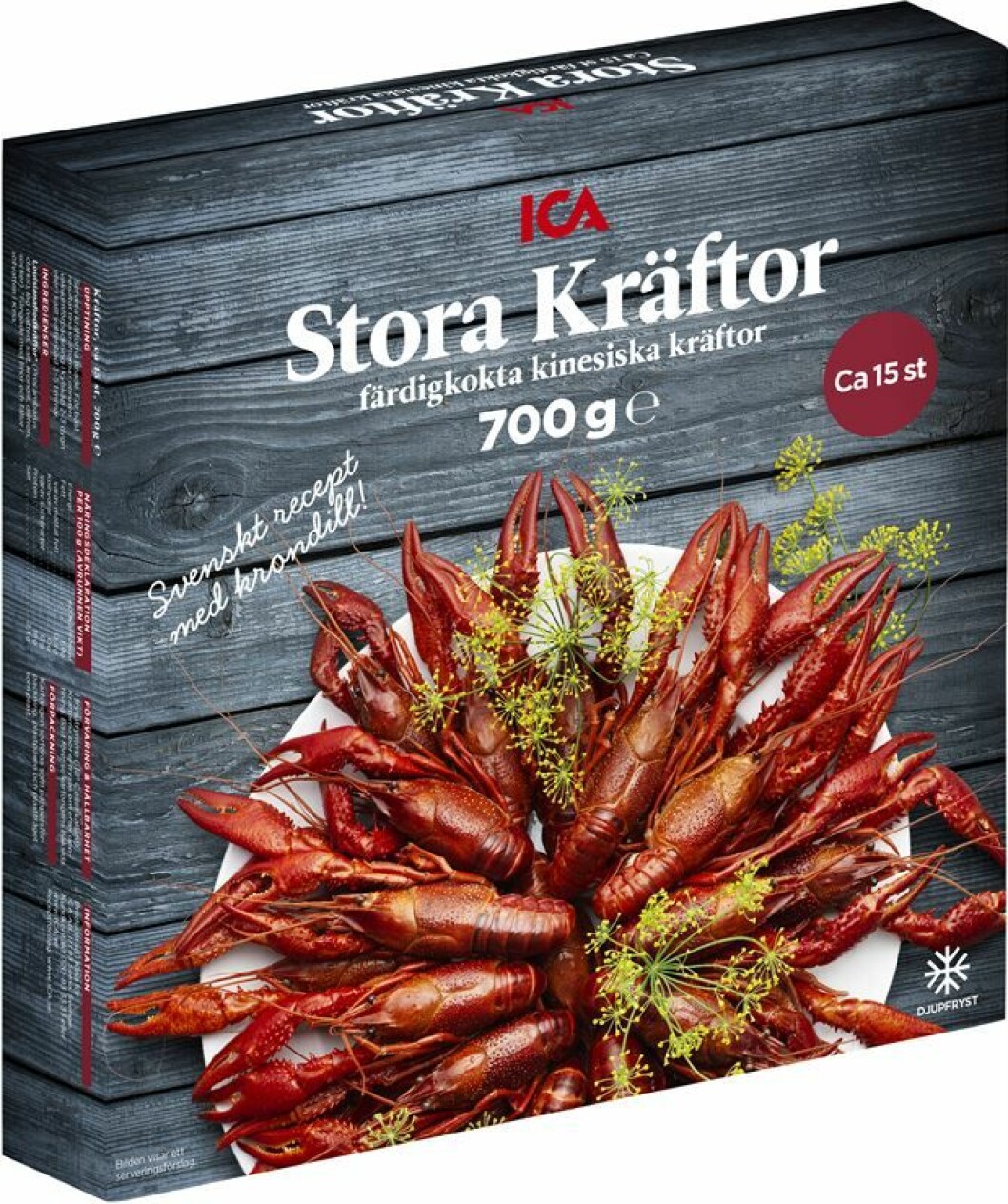 Ica återkallar kinesiska kräftor.