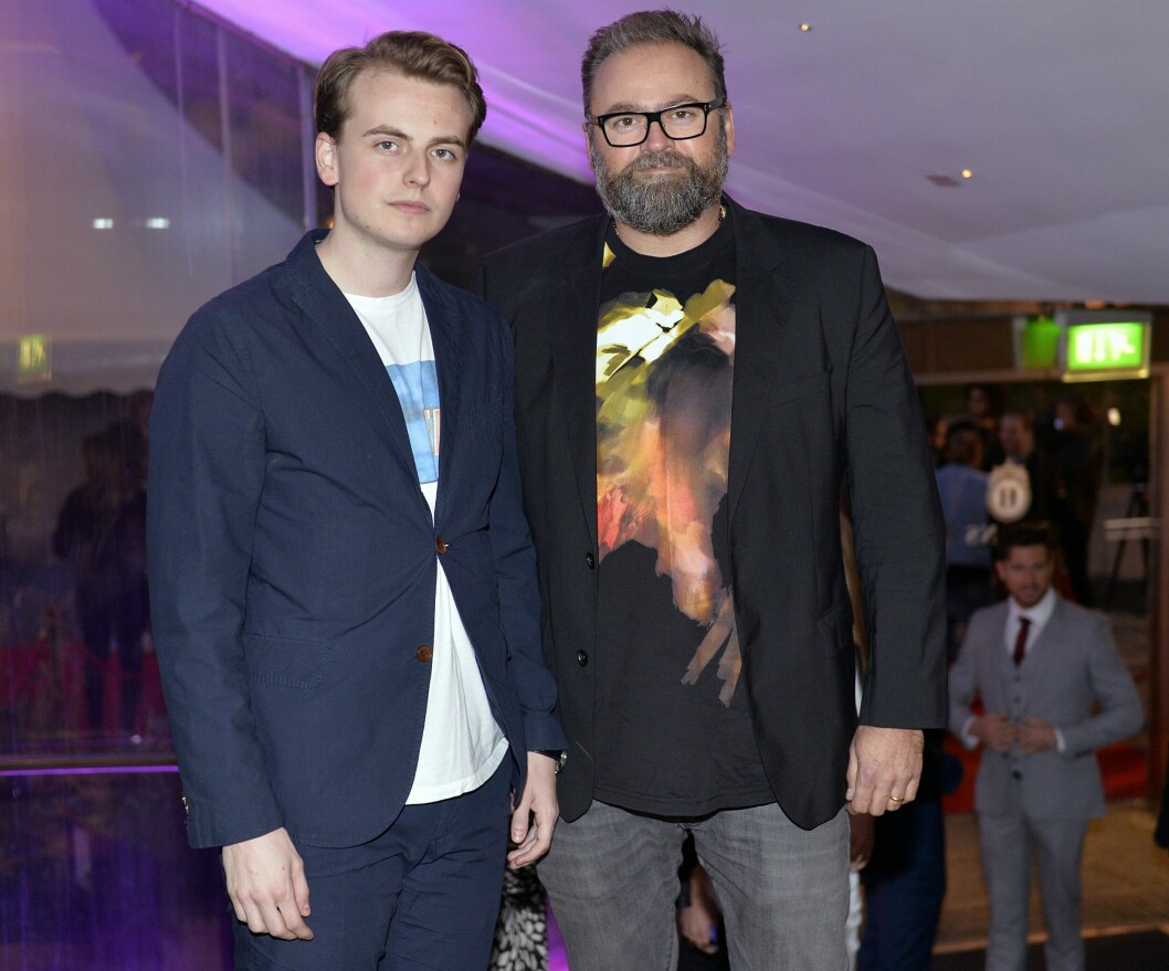 Kasper Alsing och pappa Adam. kasper och adam alsing