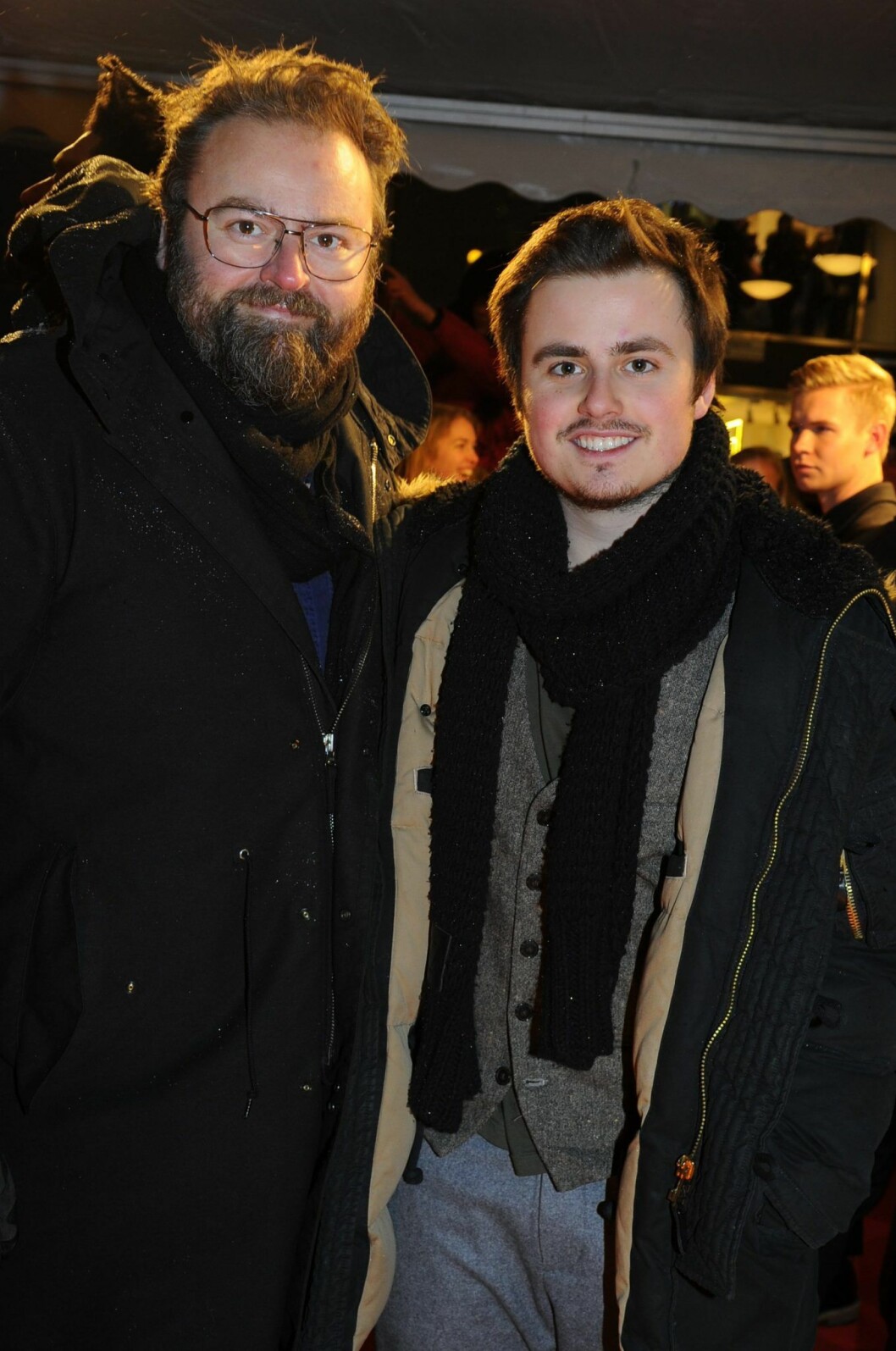 Adam med sonen Sebastian Alsing.