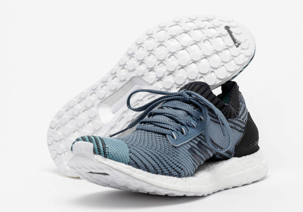 Adidas löparskor Parley Ultraboost är gjorda av plast som man städat upp från havet.