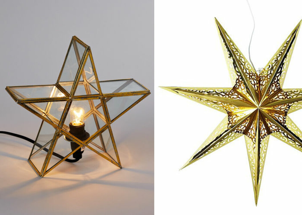 Adventsstjärna guld