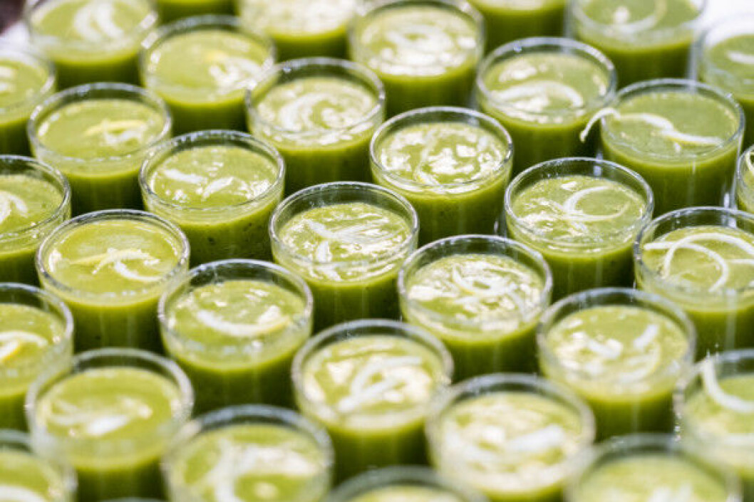 Grönt är skönt. Spenat, spirulina och aloe vera är några härliga exempel.