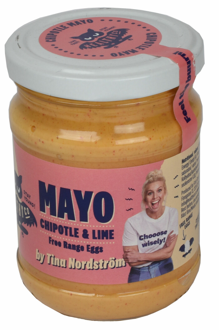 "Äkta vara" har synpunkter på avsaknad av chipotle och lime i mayosåsen. Tina Nordströms mayosås nominerad till Årets matbluff