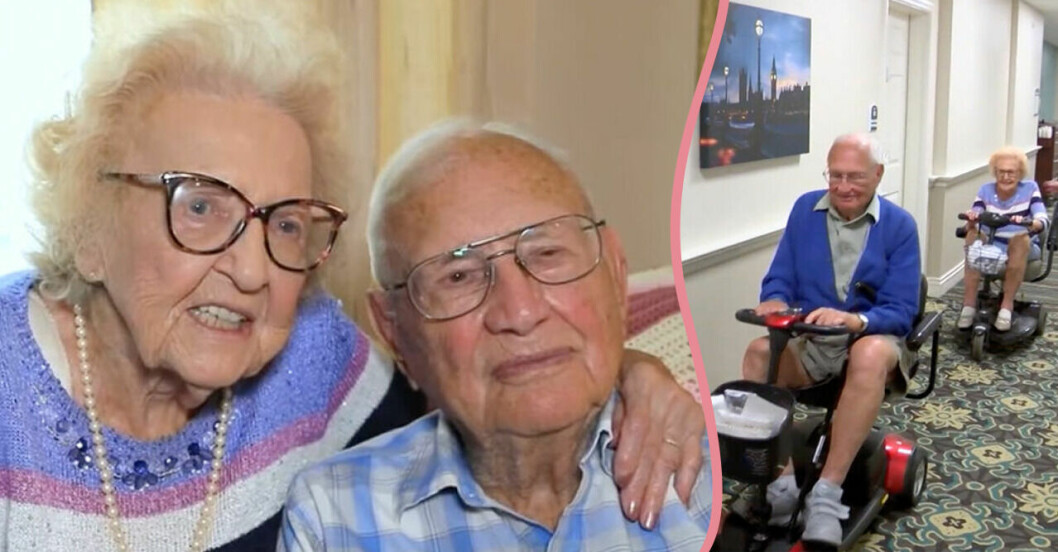 Phyllis och John på ålderdomshemmet