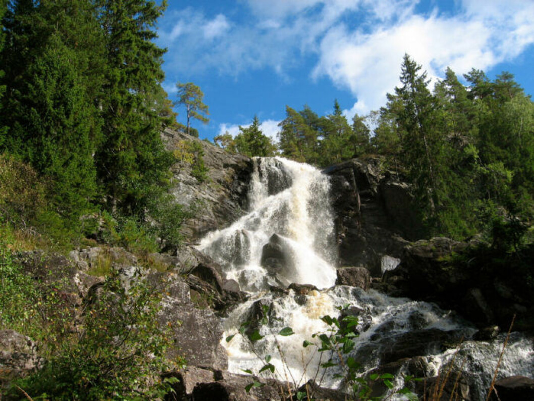 Foto: Bohuslansguide.se Älgafallet på norska gränsen i Bohuslän.