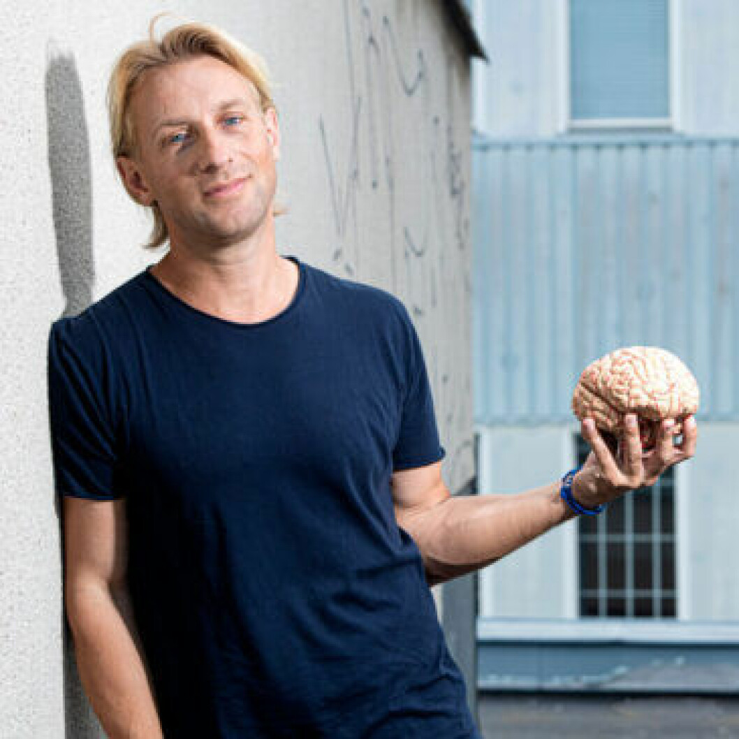 Anders Hansen i ”Din hjärna”. Anders Hansen.