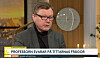 Anders Sönnerborg i <span class=" italic" data-lab-italic_desktop="italic">Nyhetsmorgon</span> 25 januari 2022. Anders Sönnerborg i Nyhetsmorgon