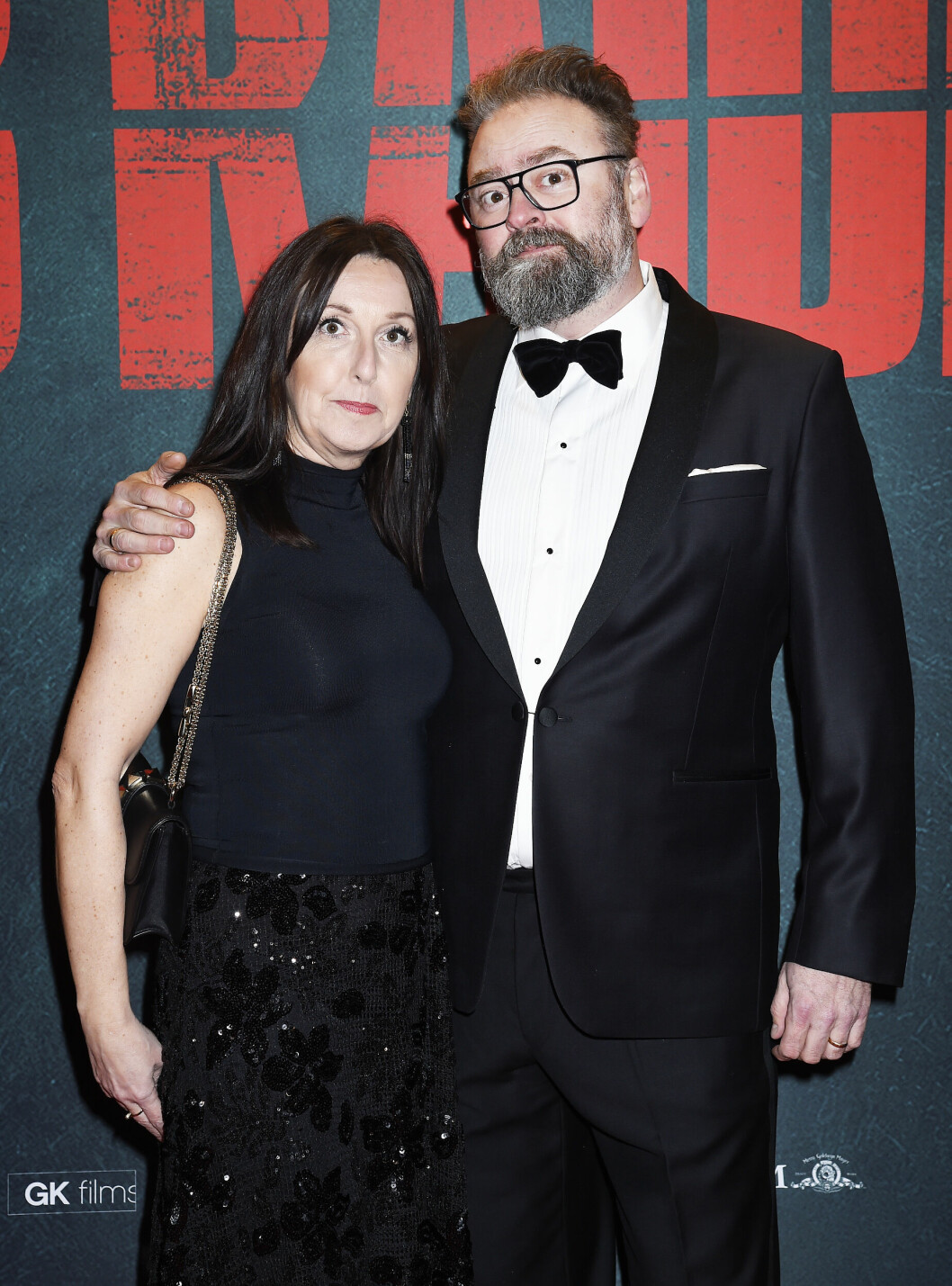 Makarna Alsing på biopremiär 2018. adam och anette alsing