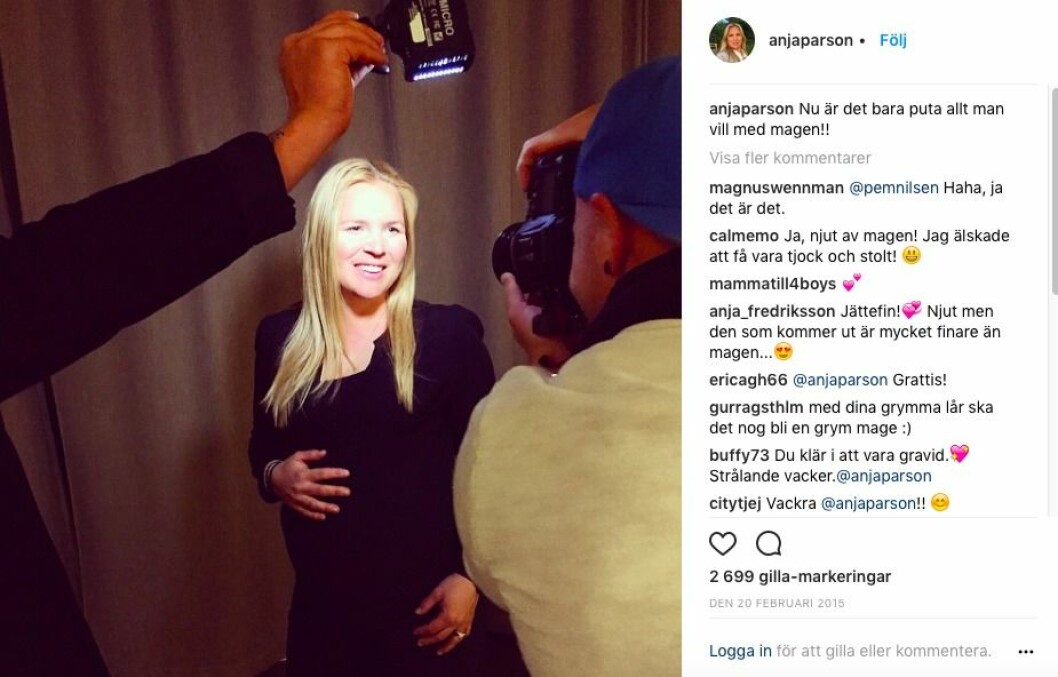 Foto: Instagram / @anjaparson
