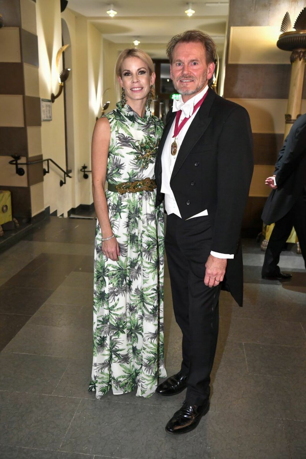 Anna König Jerlmyr med make Philip Jerlmyr. Anna König Jerlmyr med make Philip Jerlmyr på Nobel 2019