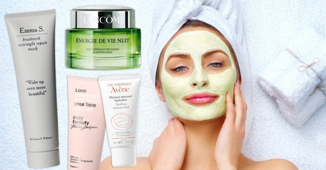 8 återfuktande ansiktsmasker mot torr hud!