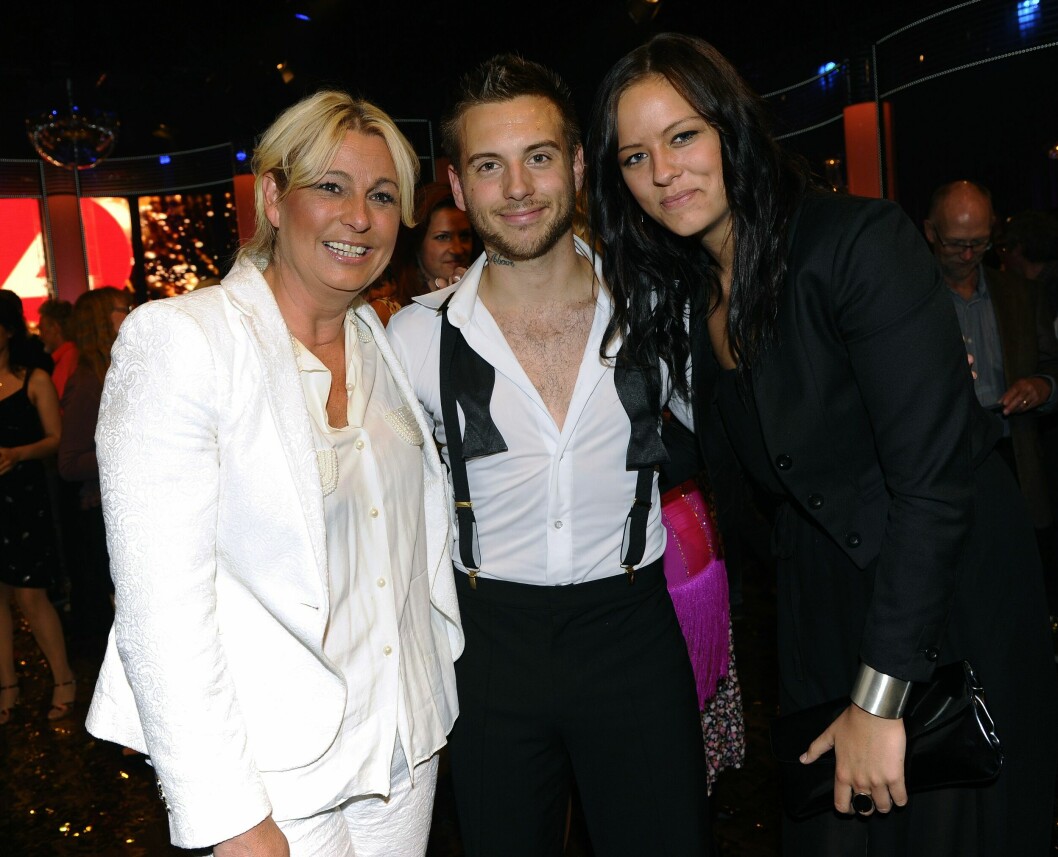 Helena med barnen Annie och Anton Hysén. helena med barnen anton och annie hysén