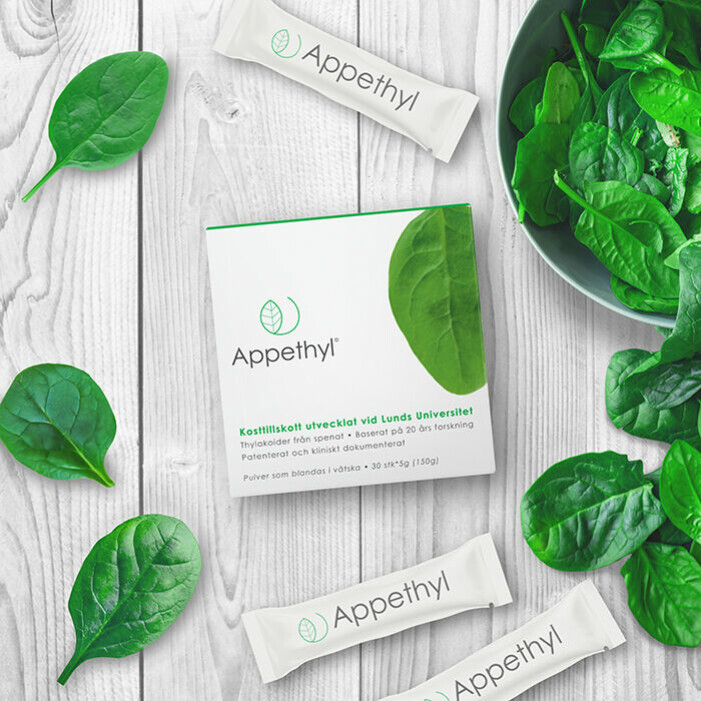 Appethyl är ett växtbaserat kosttillskott. Appethyl
