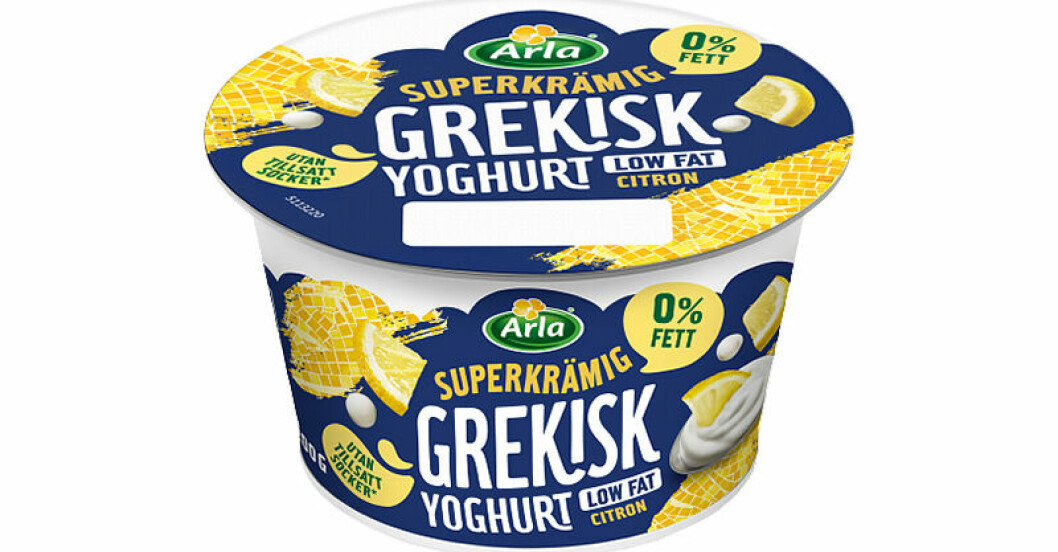 Vinnare i årets MåBra-val 2022 – Årets mellanmål: Arlas proteinberikade citronyoghurt