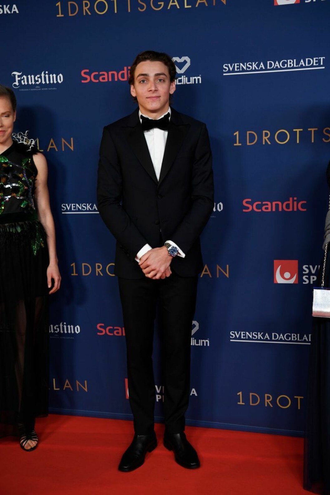 Armand Duplantis. Armand Duplantis på röda mattan på Idrottsgalan 2020