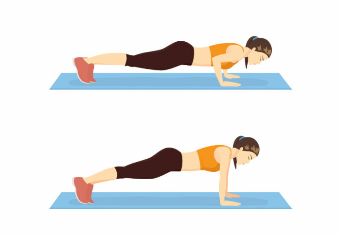 kvinna tränar hiit, som Michael Mosley rekommenderar