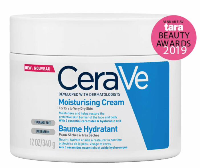 Creme för väldigt torr hud. Återfuktande creme från CeraVe.