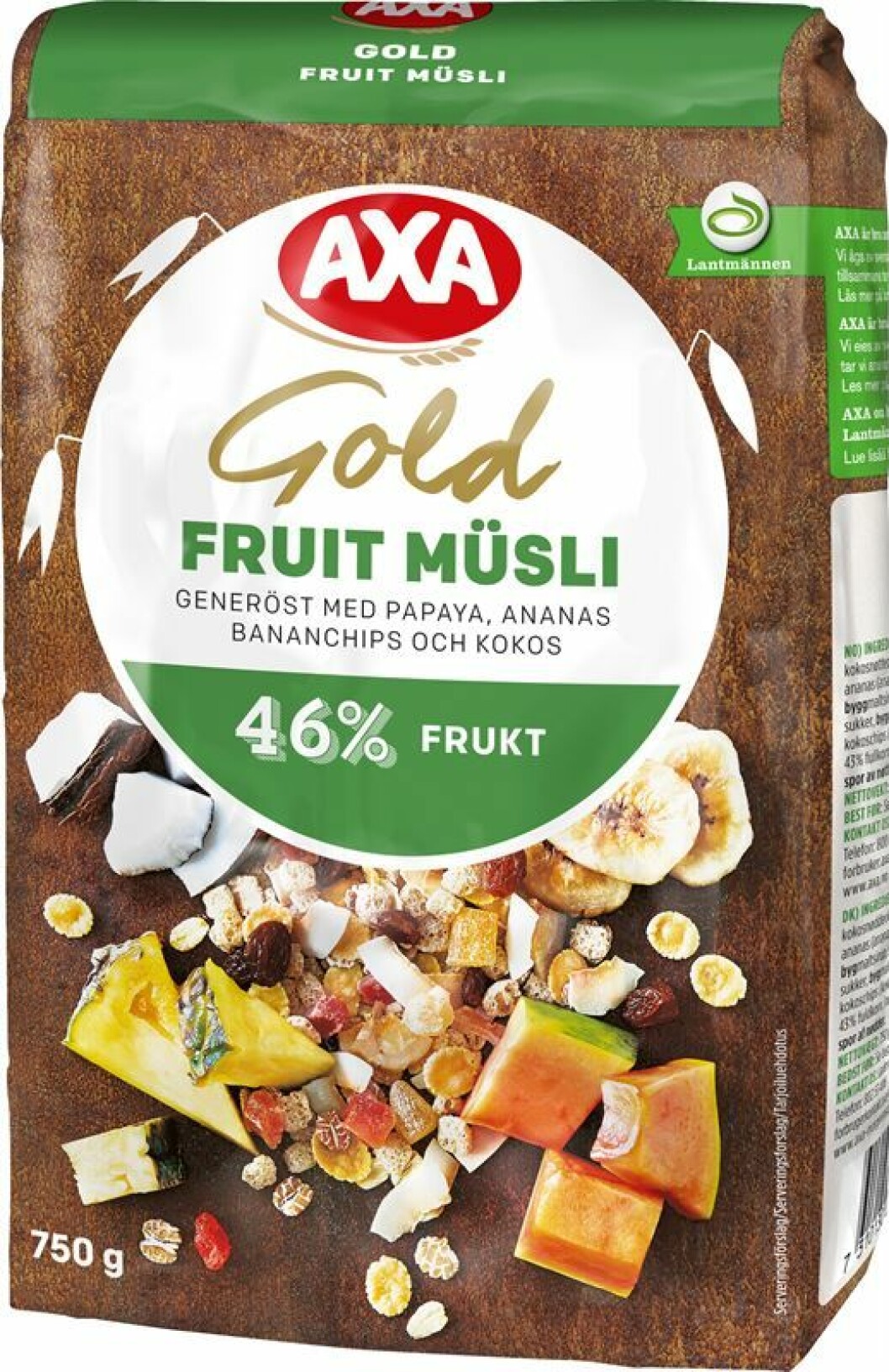 musli med mycket socker