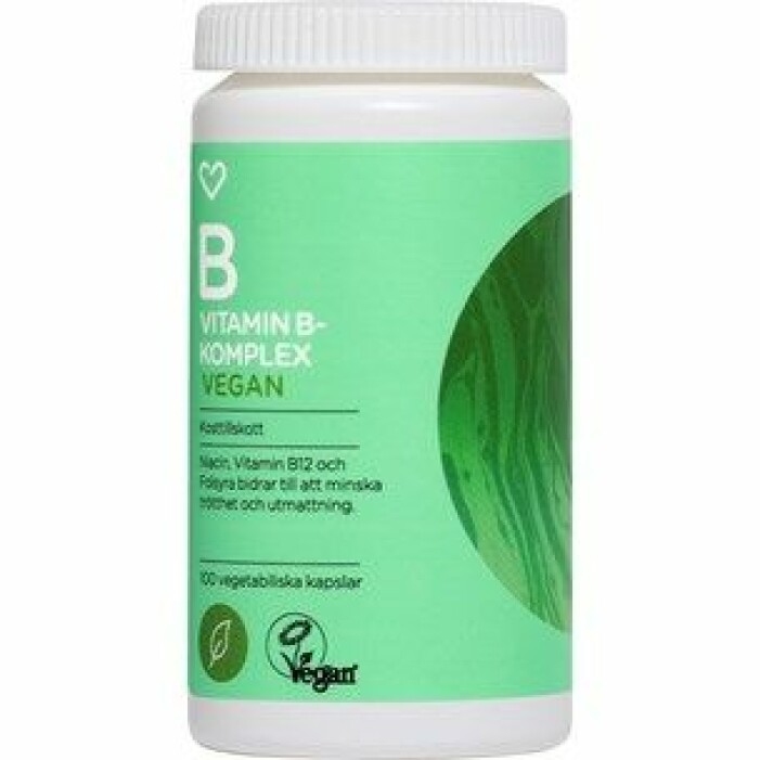 B-vitamintillskott från Apotek hjärtat