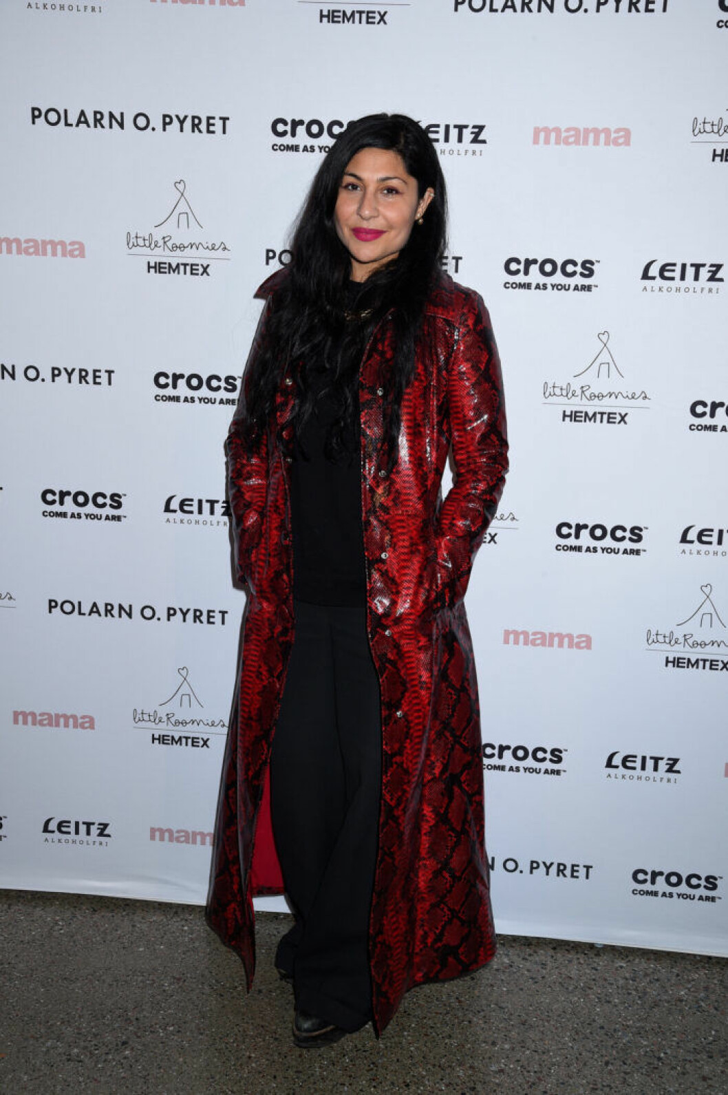 Bahar Pars. Bahar Pars på röda mattan på Årets mama 2019