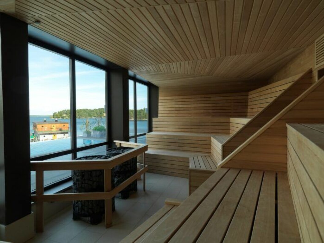 bastu pool havsutsikt skepparholmen