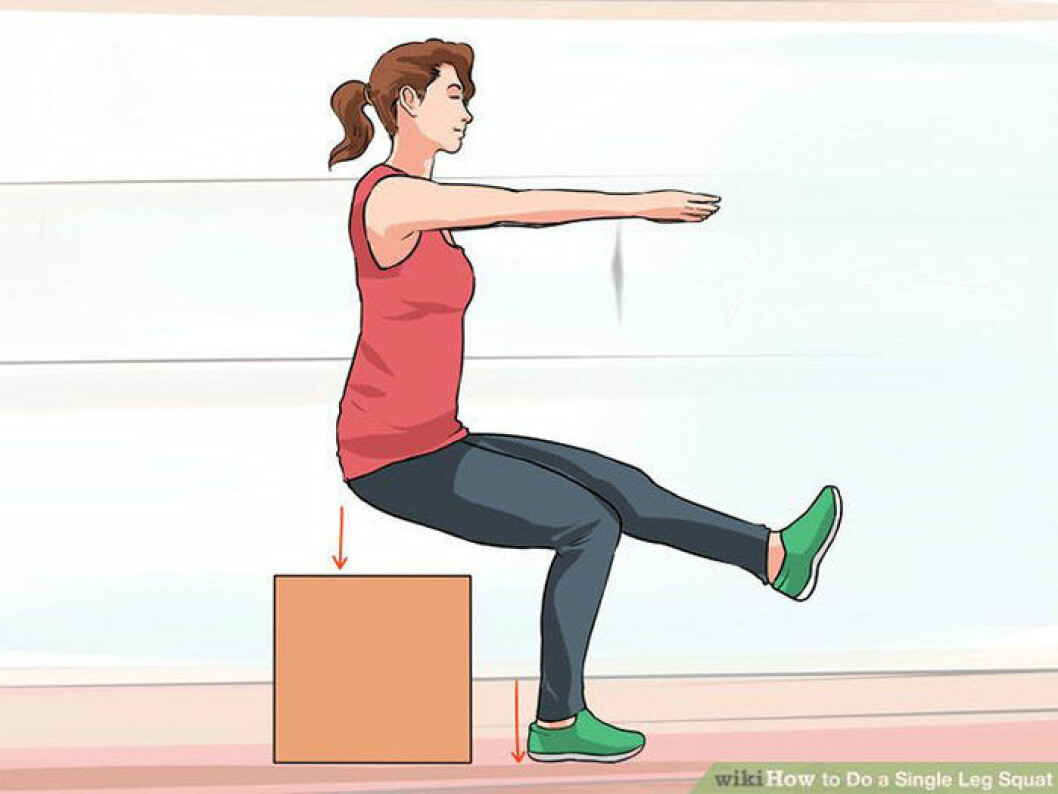 Via: <a href="http://www.wikihow.com/Do-a-Single-Leg-Squat" target="_blank" rel="noopener">wikihow</a> Via: a
