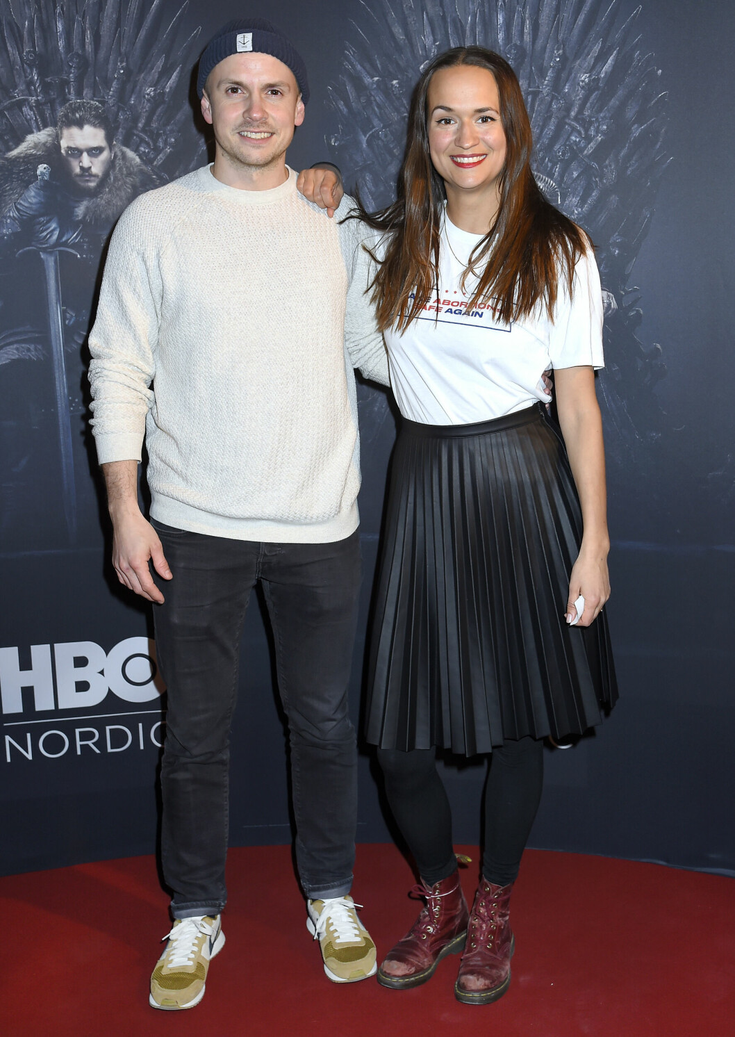 Bianca Kronlöf med nuvarande kärleken Petter Oest. Bianca Kronlöf, Petter Oest