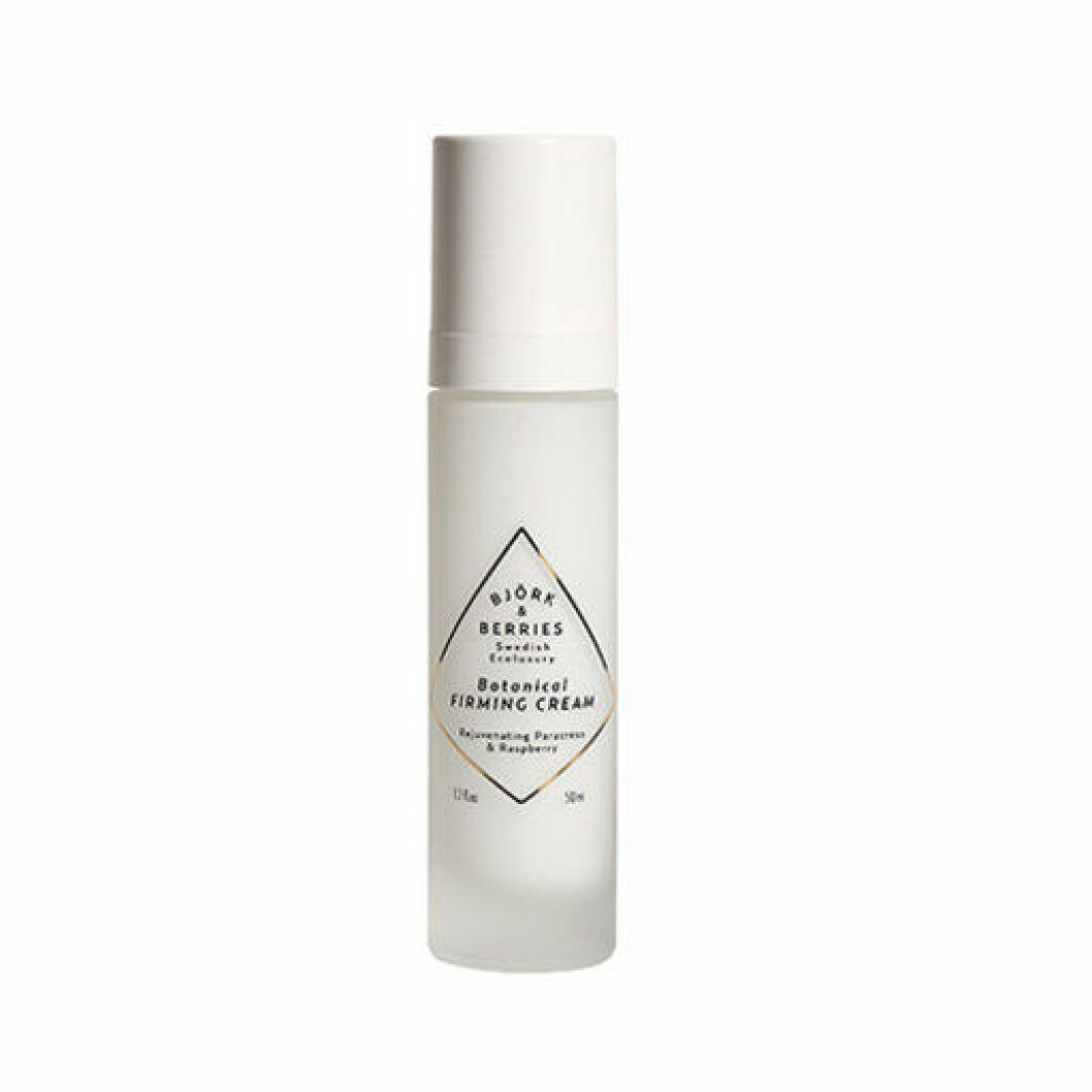 En bild på produkten Björk & Berries – Botanical Firming Face Cream, en ansiktskräm för dig med torr hy.