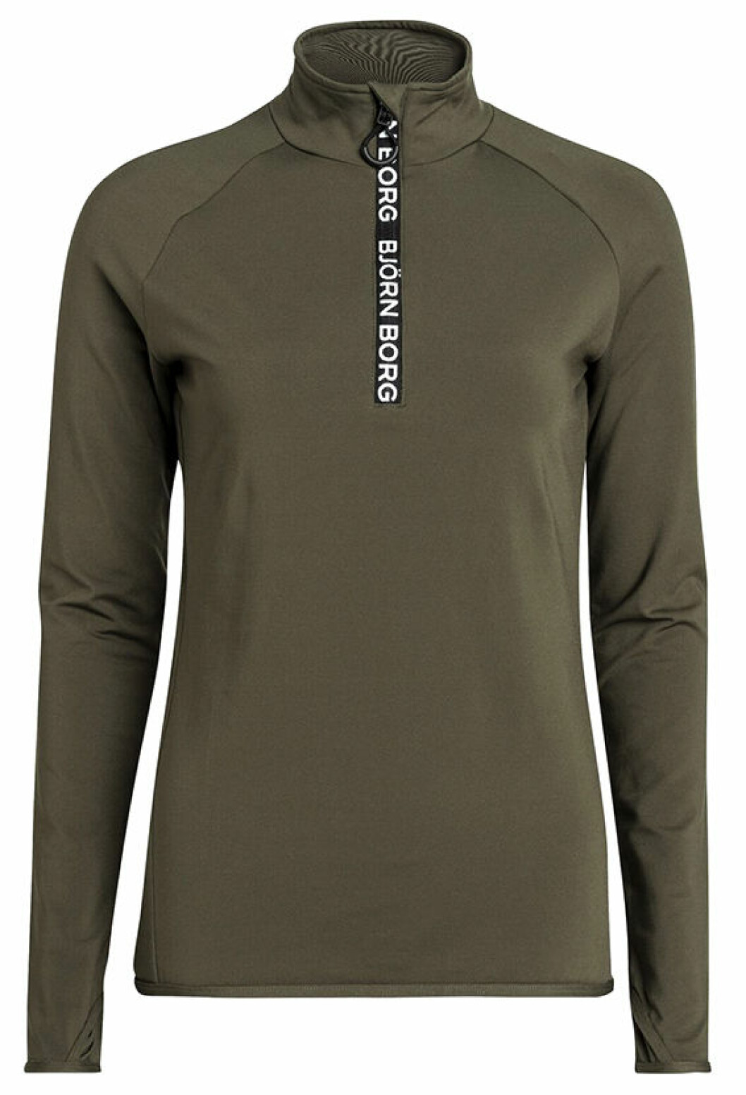 Löpartröja CHRISTA HALF ZIP POLO FOREST NIGHT från Björn Borg.